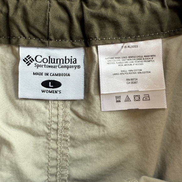 Columbia Beige Tan Mini Cargo Skirt - Picture 6 of 7